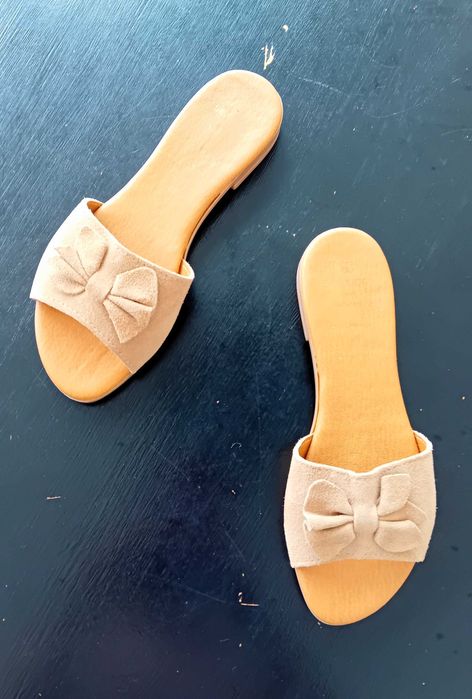 Sandália achinelada - bege - 40 - Seaside