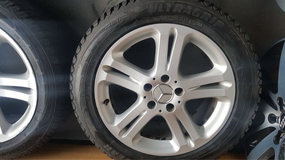 Продам оригінальні диски R17 Mercedes  5х112 + шини 235/50 17 GoodYear