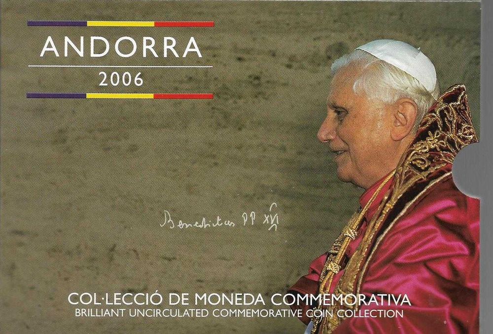 Andorra - - - "Carteira BNC-2006 - Benedictus XVI" - - - - - Moedas