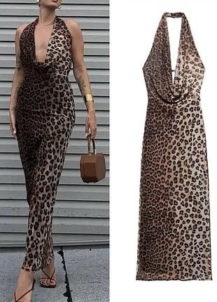 Сукня леопардова zara