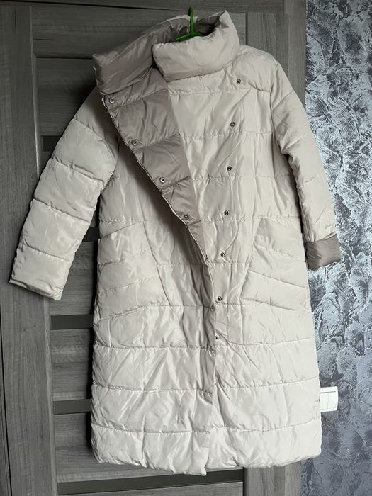 Зимовий пуховик двосторонній, розмір 46-48