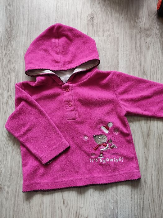 Bluza polarowa dziewczęca rozmiar 80
