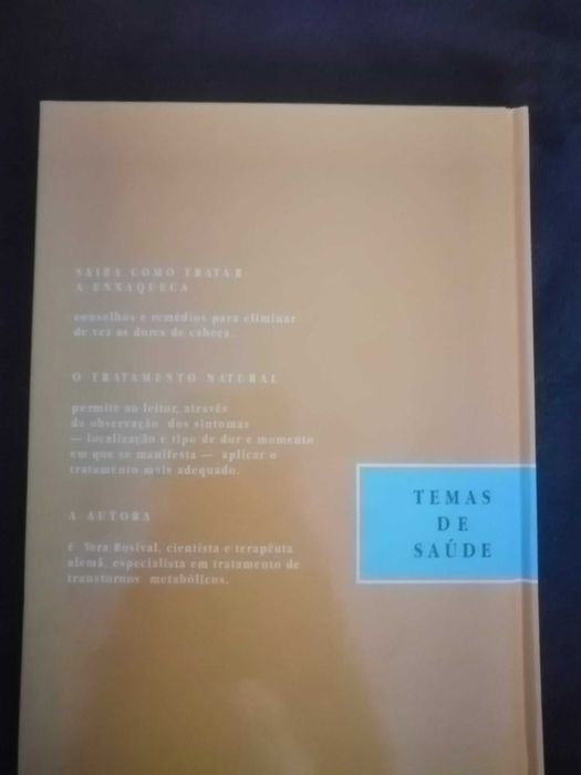 Livro "Tratamento natural da enxaqueca" de Vera Rosival
