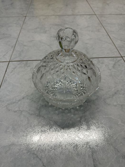 Pequena boleira de cristal d’arques