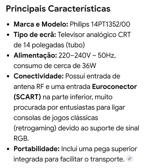 Televisão Philips 14