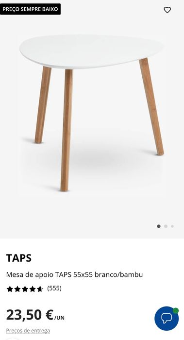 Mesa de centro ou apoio