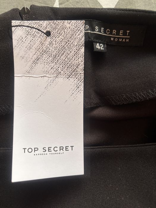 Spodnica olowkowa czarna nowa Top Secret 42