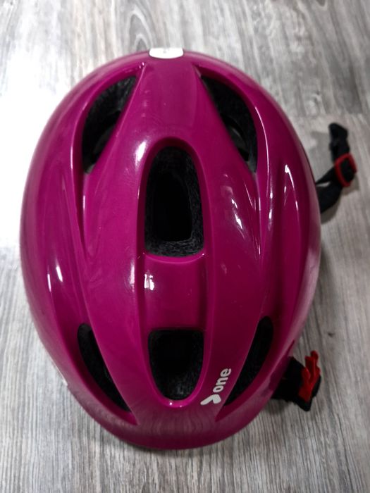 Kask dla dziecka B.TWIN Kiddy Pink różowy Decathlon 47- 53 cm