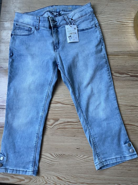 Nowe jeansy 3/4  rozm.36