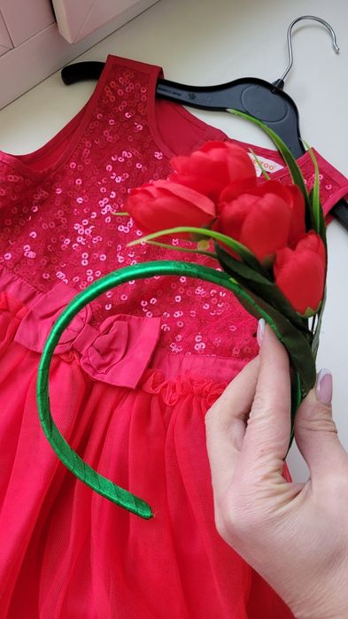 Тюльпан,Костюм тюльпан для дівчинки,прокат