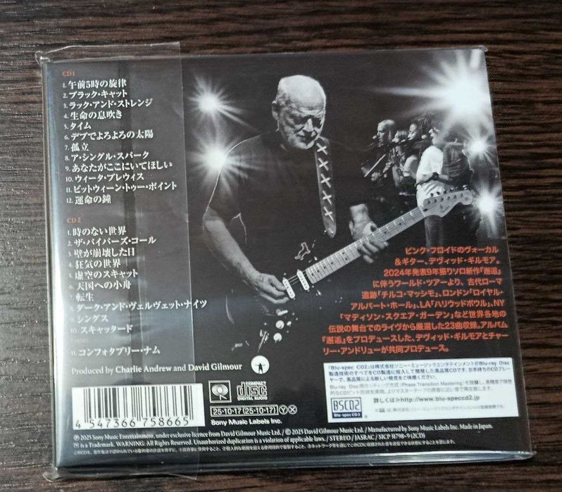 David Gilmour – The Luck And Strange Concerts (Японія)