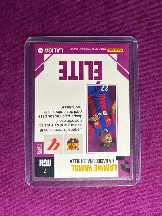 Lamine Yamal card Panini Megacracks 2024 Elite