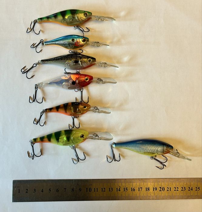 Zestaw starszych  przynęt Rapala Fatrap