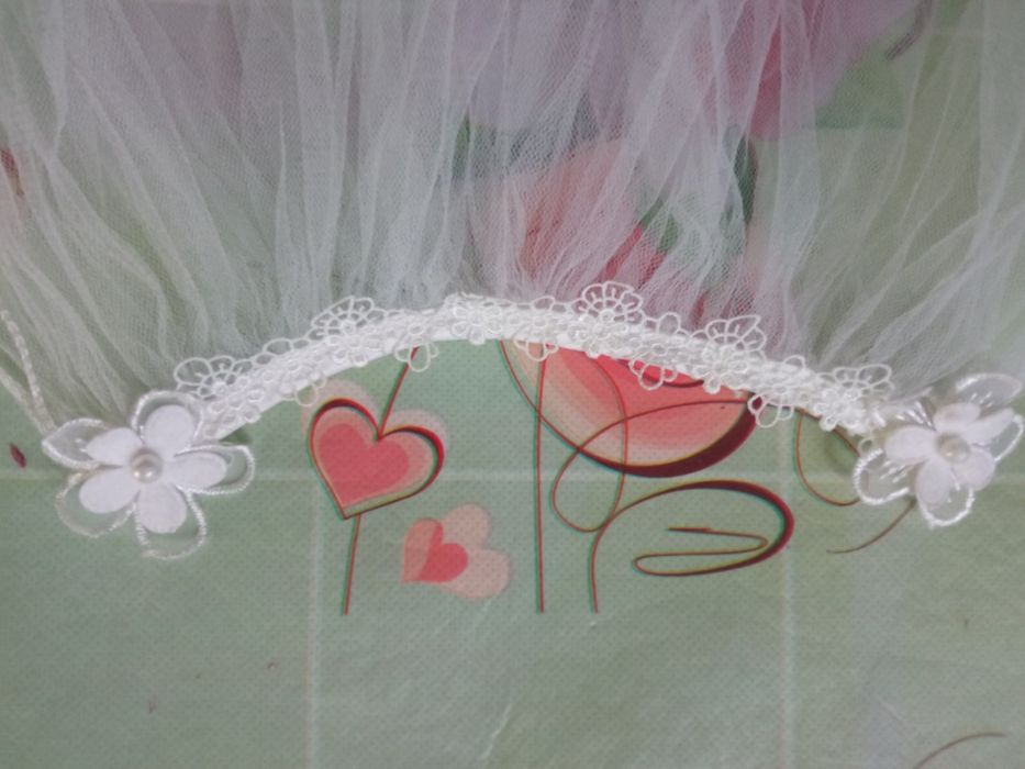 Фірмова фата -47-60 см, 70 см.