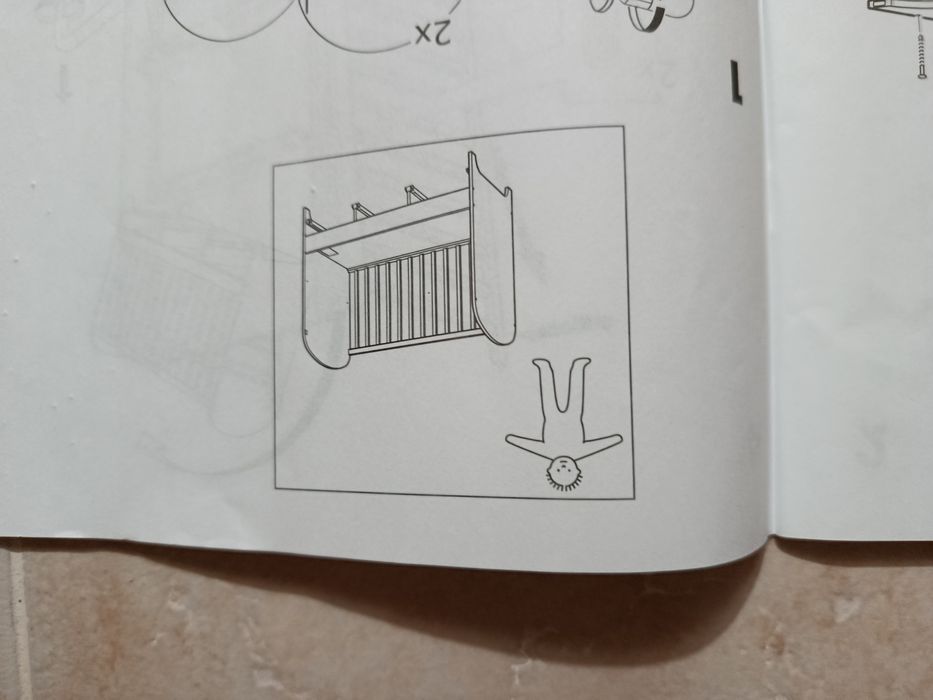 Berço evolutivo IKEA Gonatt + colchão 60X120