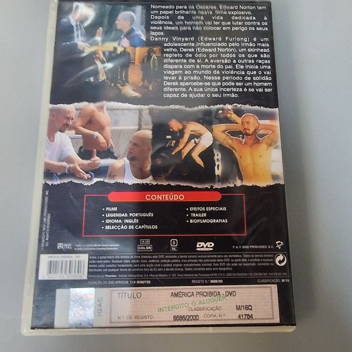DVD América Proibida