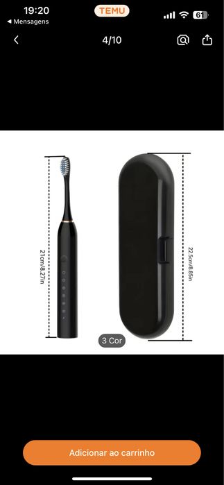 Escova de dentes eletrica