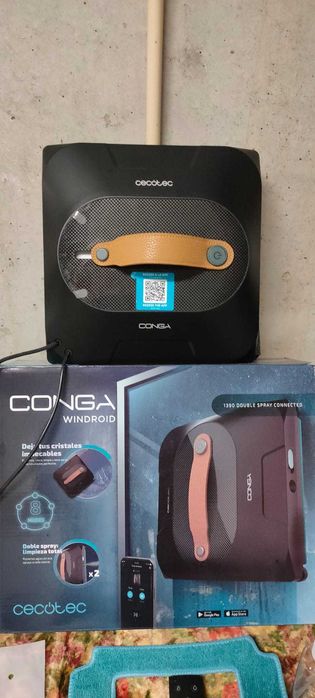 Aspirador robot limpa vidros