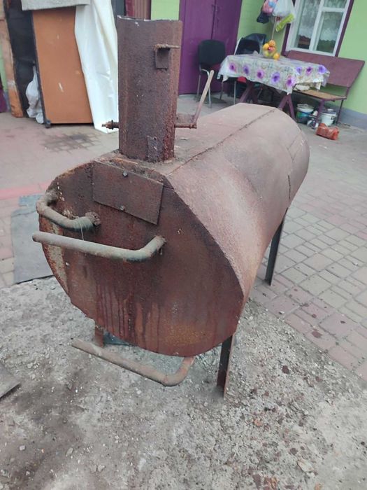 Продам буржуйку с возможностью нагрева воды