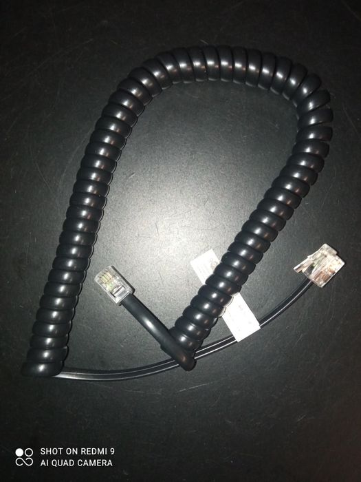 Goobay 50270 kabel telefoniczny 2 m Czarny