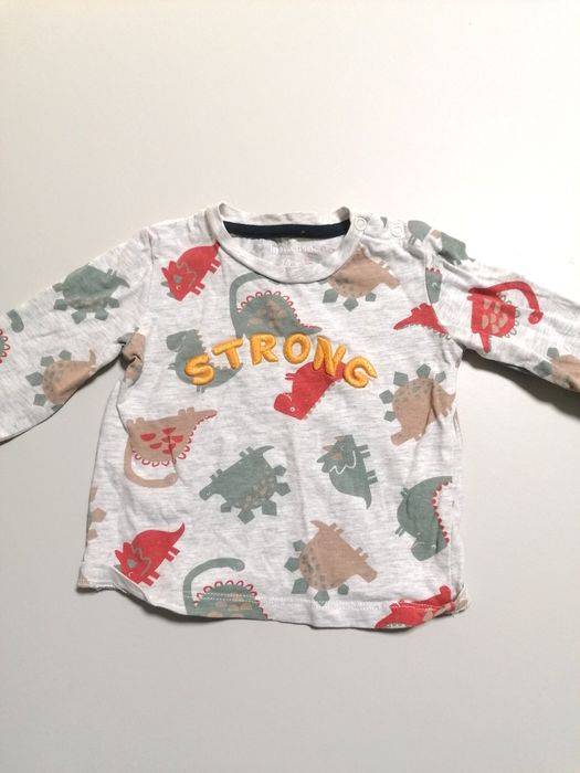Camisola de Manga Comprida com Dinossauros, de Bebé