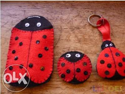 Conjunto de joaninhas