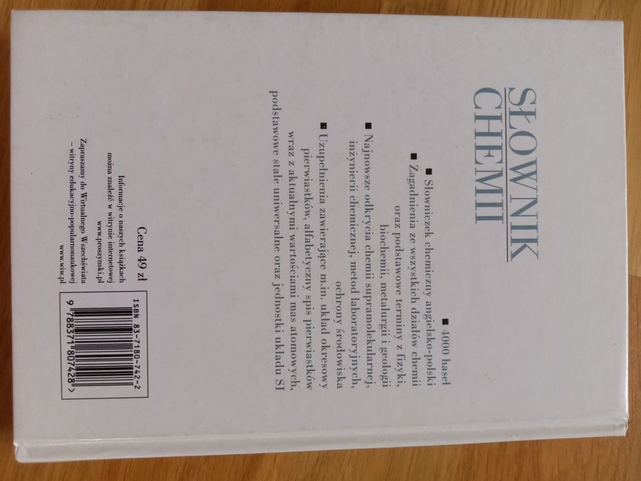 Słownik Chemii Prószyński i S-ka
