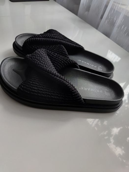 Klapki Primark czarne 38