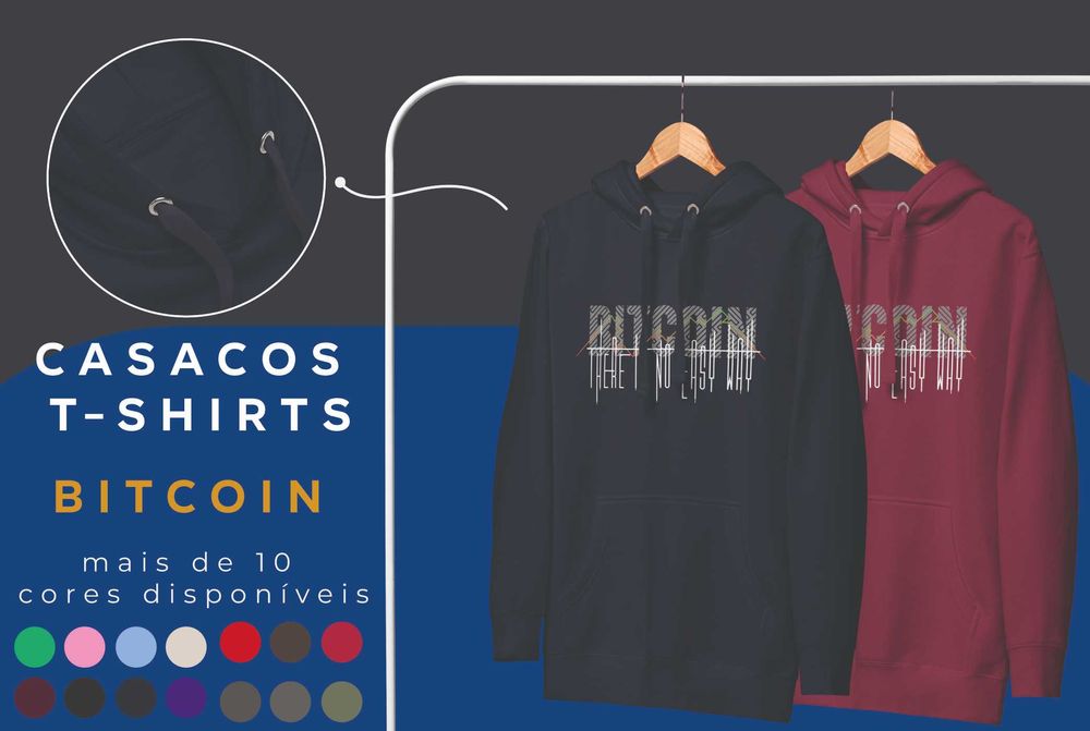 T-Shirts Bitcoin - MODELOS EXCLUSIVOS!!