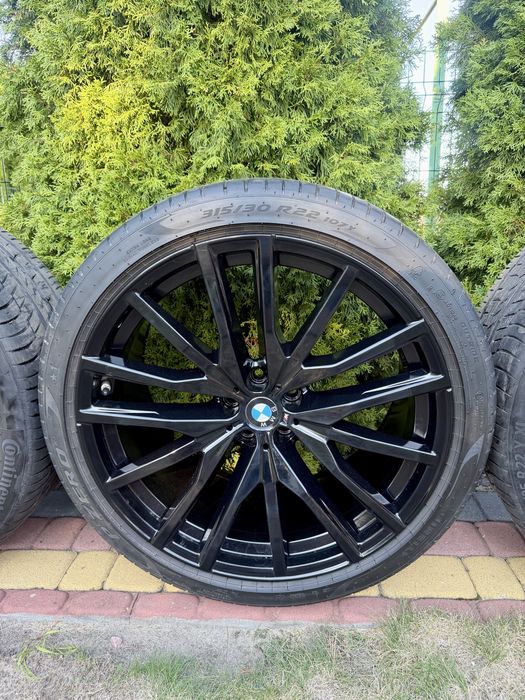 Диски з колесами BMW 742 стиль R22 / Діски з гумою БМВ X5 Різноширокі / Оригінал / Ідеальний стан / 315/30 R22 / 275/35/R22