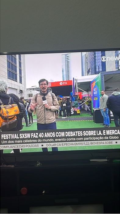 Televisor LG 55’ com resolução 4k