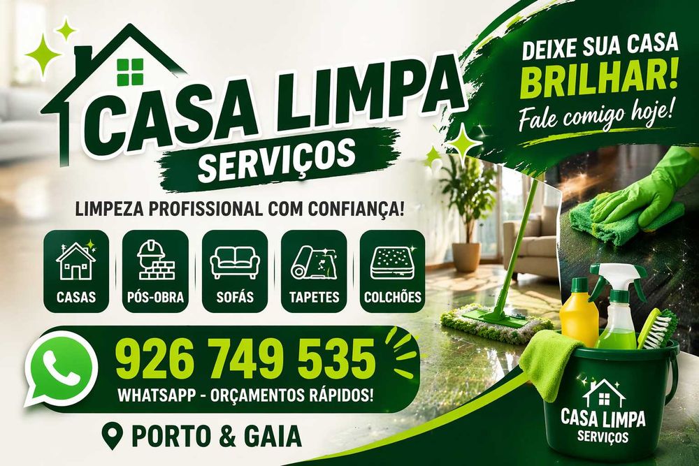serviços de limpeza