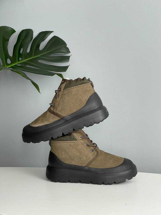 АКЦІЯ! Чоловічі натуральні уггі UGG Neumel Hybrid Khaki Black (41-45р)