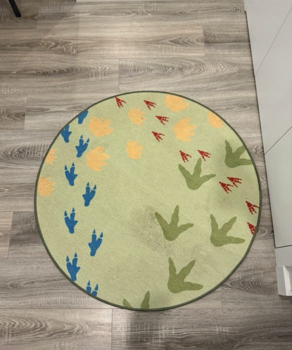 Tapete criança redondo