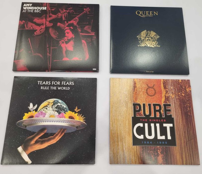 Troco Lote de Discos Vinil- Queen, Prince, The Cult, Amy Winehouse, Tears for Fears