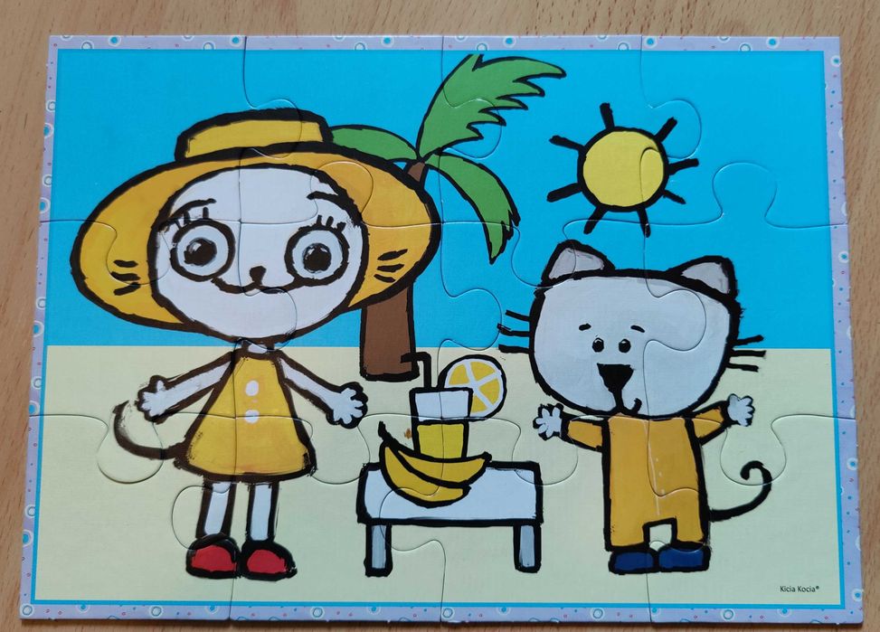 Puzzle Trefl 4 w 1 Kicia Kocia