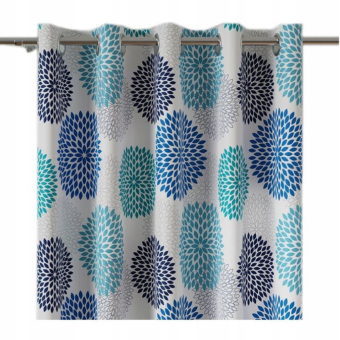 Zasłona gotowa wys 200x130cm Katalo przelotki