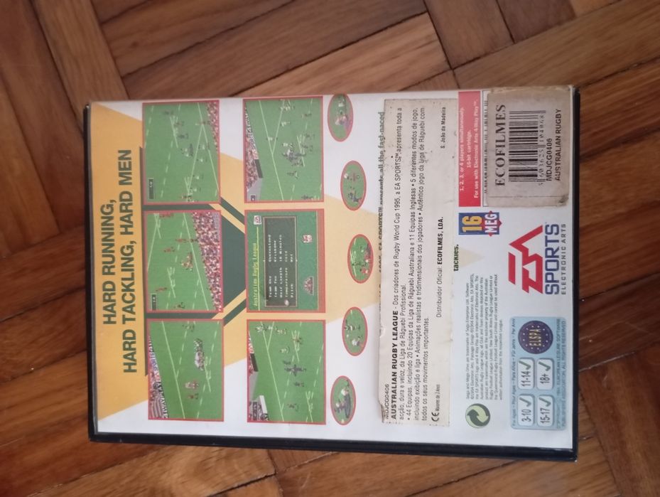 Jogo Mega Drive Rugby