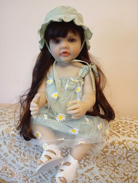 Лялька реборн.М'яке вінілове тіло.Пупси.