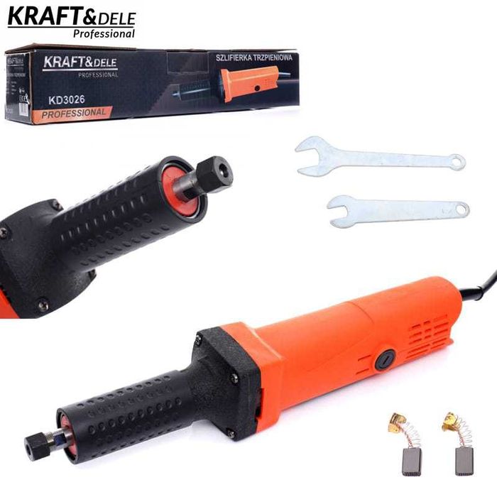 KRAFT&DELE Szlifierka Prosta Trzpieniowa Palcowa 1500w 6mm KD3026