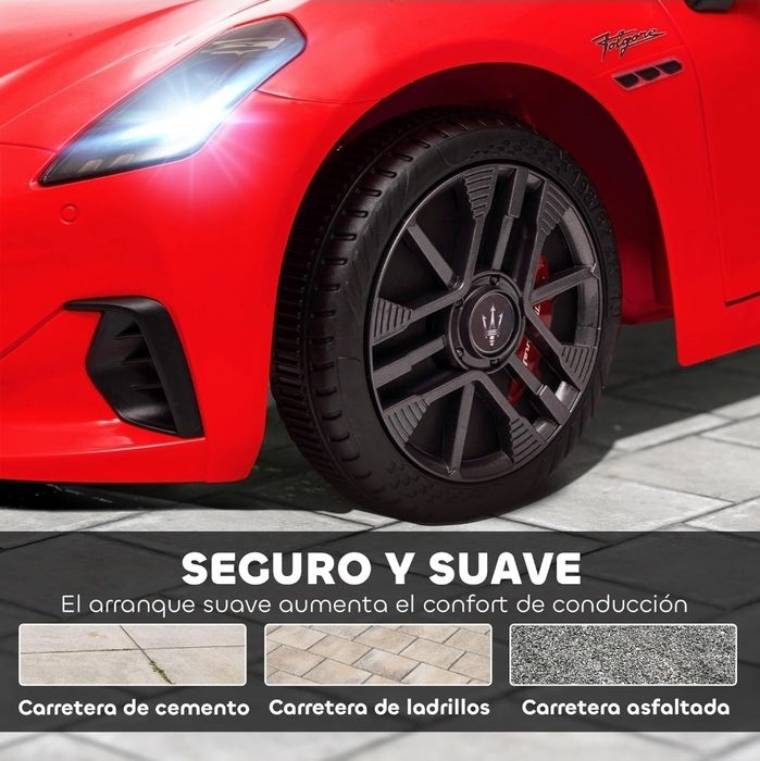 Carro elétrico para crianças de +3 anos Maserati Gran Turismo Folgore