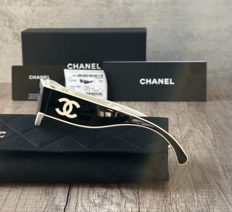 Okulary Chanel CC + etui, pudelko = prezent