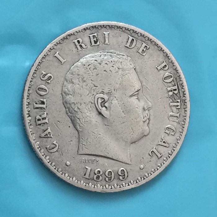 500 Réis 1899 D. Carlos I - prata
