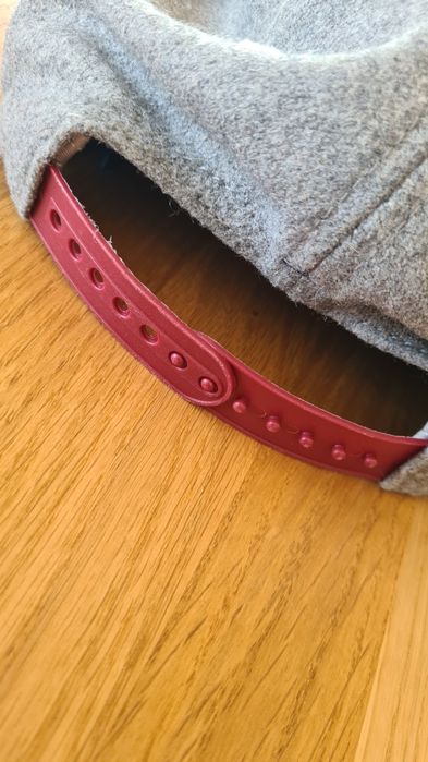 Czapka z daszkiem bejsbolówka Tommy Hilfiger Denim. Szara Drill y2k