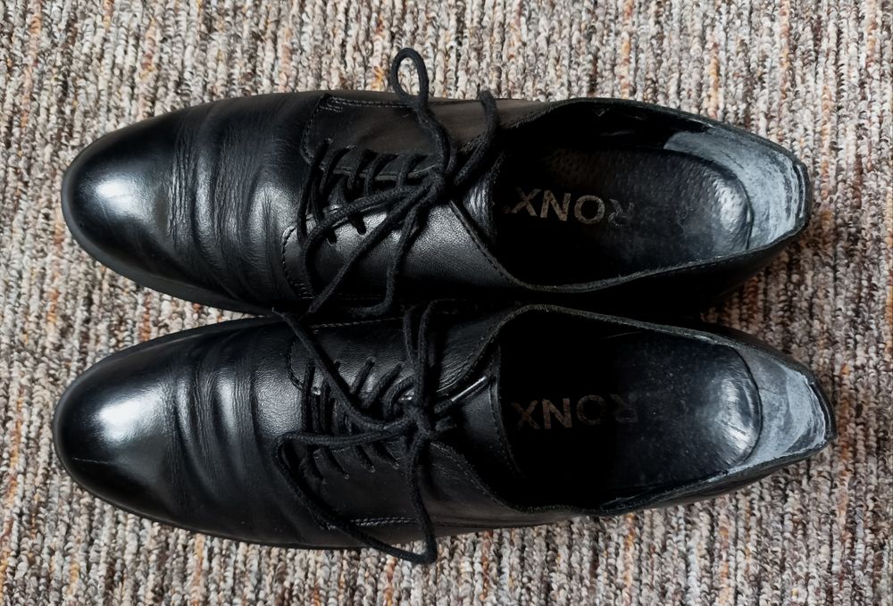 Buty męskie wizytowe, eleganckie, skórzane, skóra komunijne Bronx 41