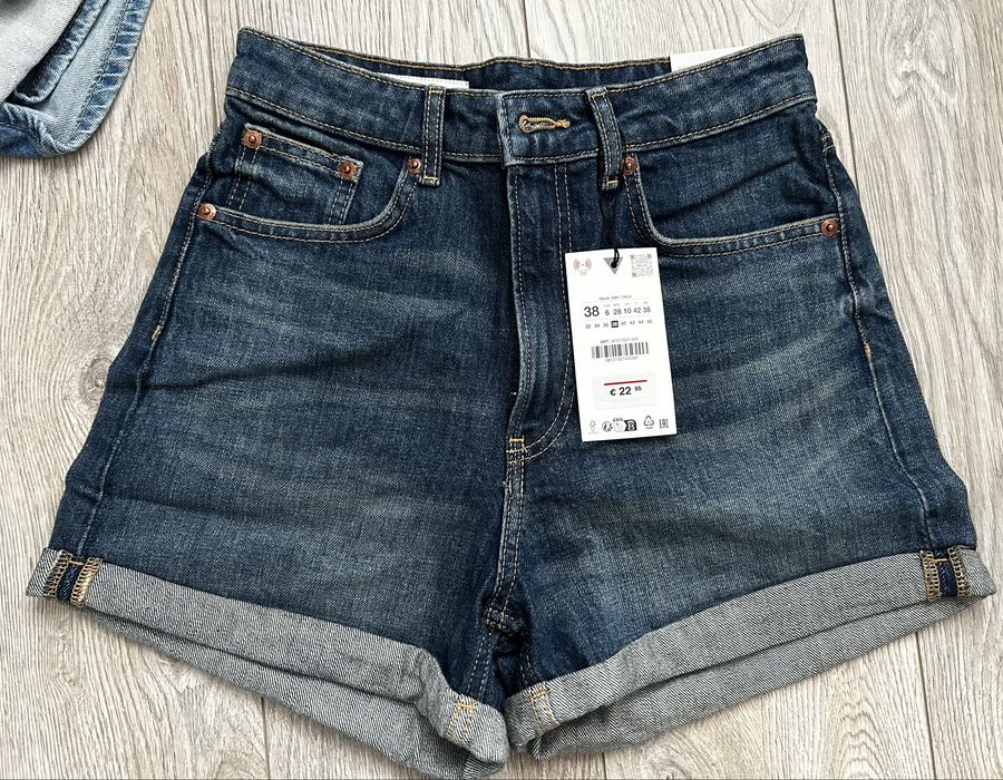Джинсові шорти zara розмір 36/38