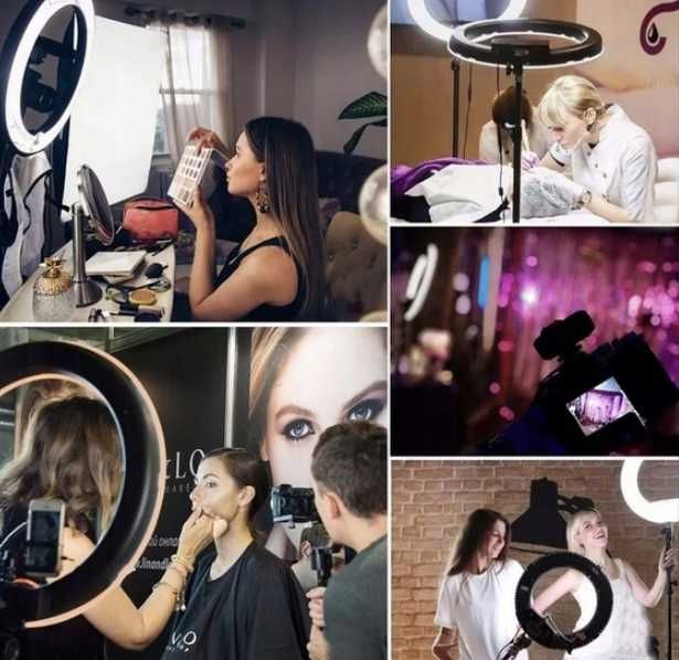 Nowa LAMPA Pierścieniowa Statyw 220cm Led Ring 80W (PROMOCJA)