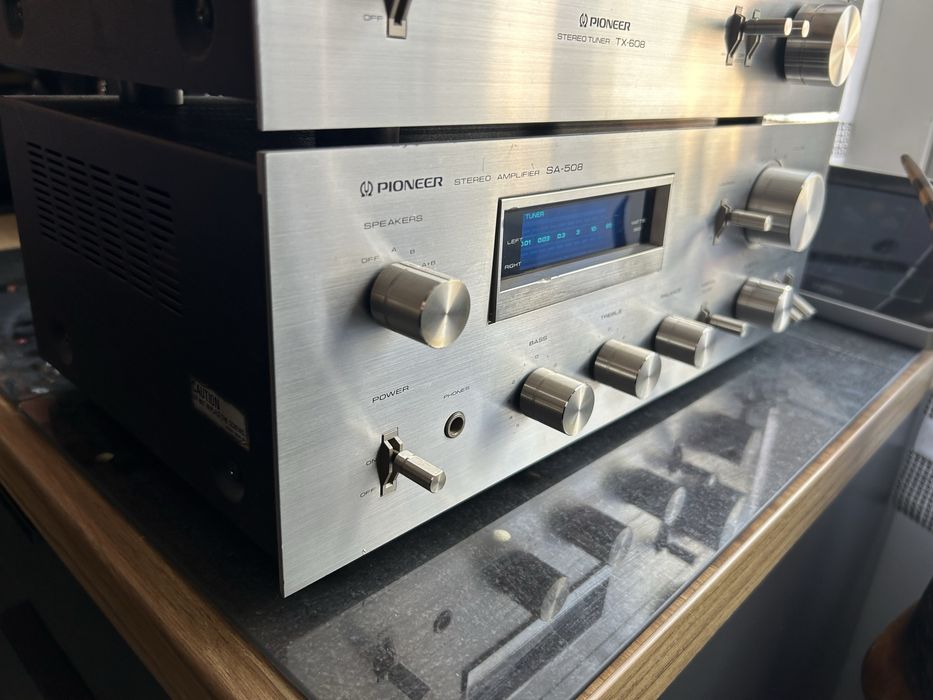Piękny Zestaw Pioneer SA-508 Tuner Pioneer TX-608/Blue Edition/Wys24H