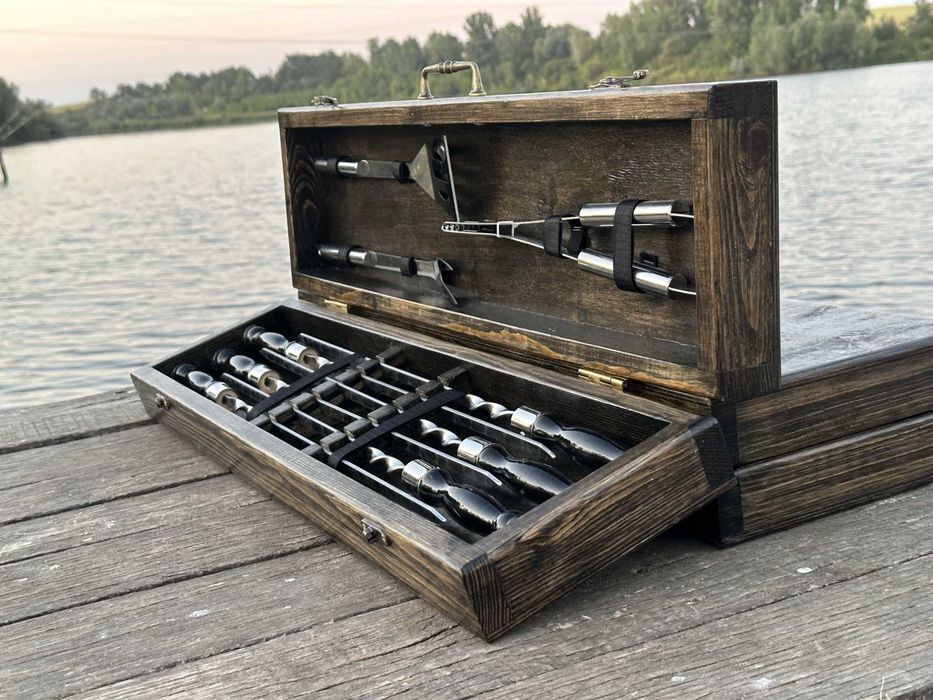 Набор шампуров, подарунок чоловіку, Подарунки, шампура, ПРОИЗВОДИТЕЛЬ