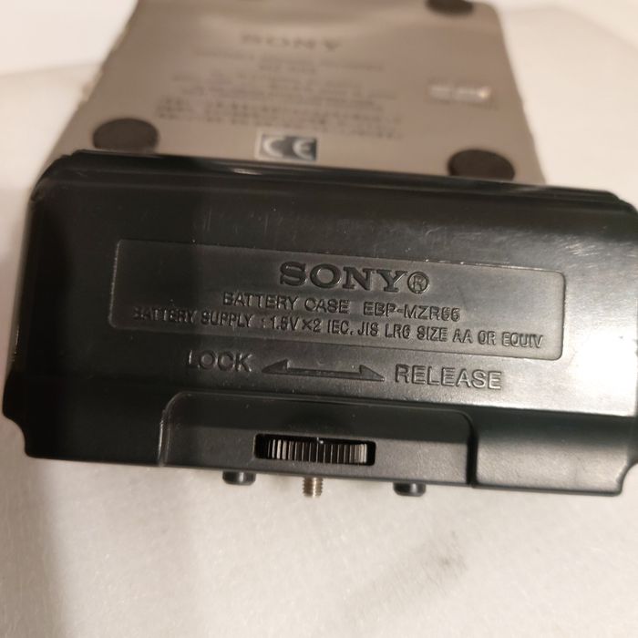 Sony Walkman Minidisc MD MZ-R55 carregador, comando, e cx para pilhas